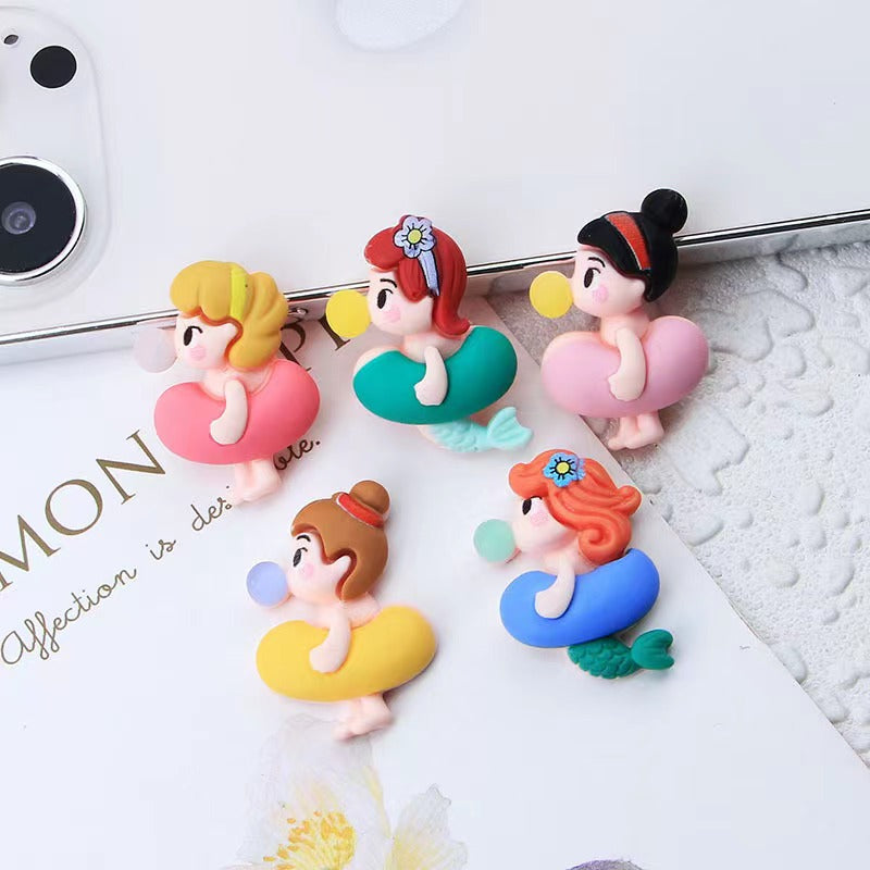 【bubble princess】cute bubble princess resin charms diy craft etc