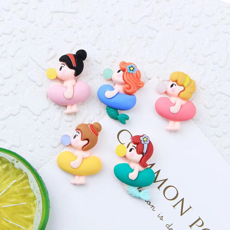 【bubble princess】cute bubble princess resin charms diy craft etc