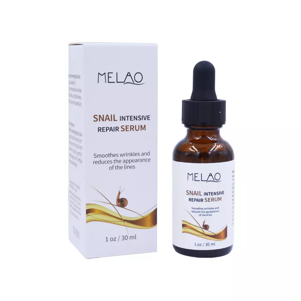 MELAO 30ml 100% pure natural organic snail white night cream the snail serum