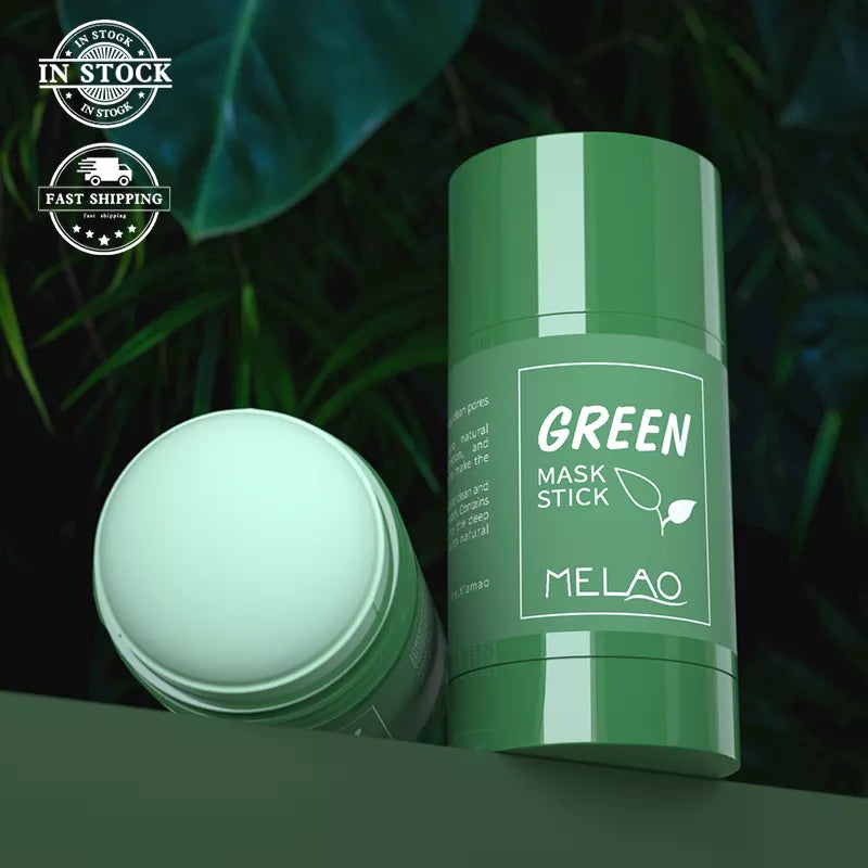 MELAO Hot Sale Deep Clean Pores Clay Mask Stick Skin Green Tea Face Care Women Facial Masks Stick For All skin Types