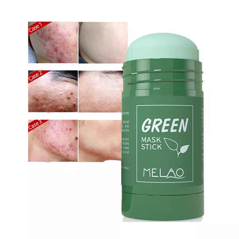 MELAO Hot Sale Deep Clean Pores Clay Mask Stick Skin Green Tea Face Care Women Facial Masks Stick For All skin Types