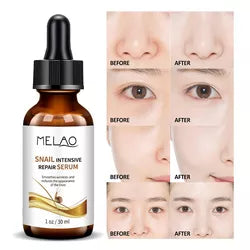 MELAO 30ml 100% pure natural organic snail white night cream the snail serum