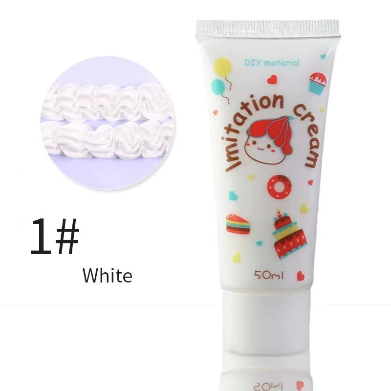 【cream glue】Super Hot Selling 50g Diy Simulation Cream Glue Phone Case Decoration