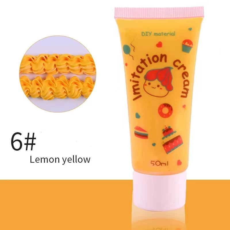 【cream glue】Super Hot Selling 50g Diy Simulation Cream Glue Phone Case Decoration