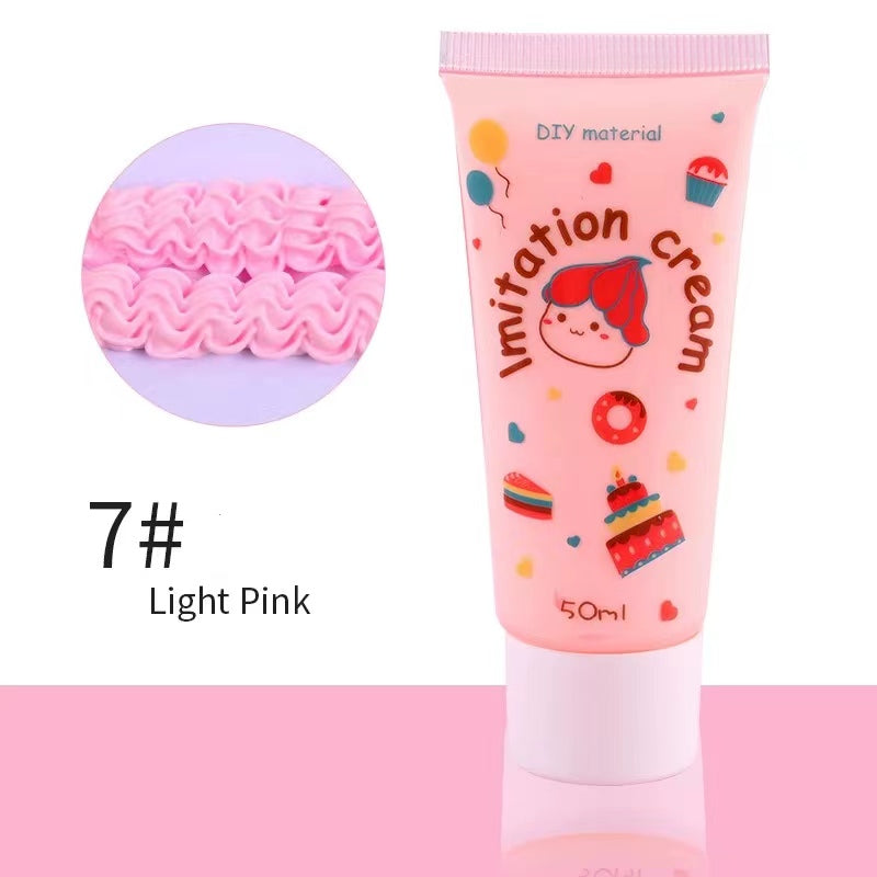 【cream glue】Super Hot Selling 50g Diy Simulation Cream Glue Phone Case Decoration