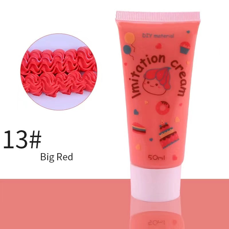 【cream glue】Super Hot Selling 50g Diy Simulation Cream Glue Phone Case Decoration