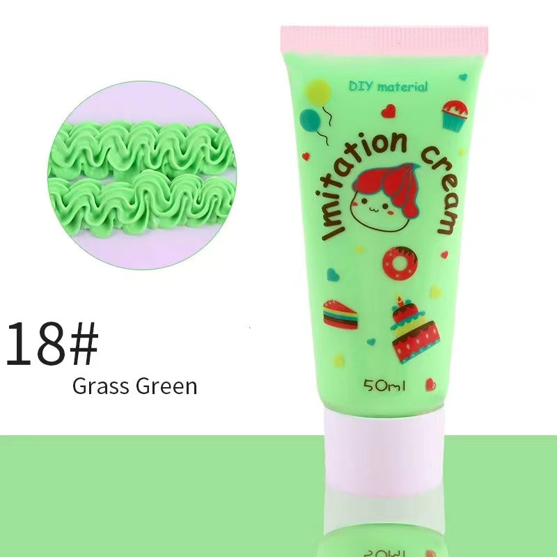 【cream glue】Super Hot Selling 50g Diy Simulation Cream Glue Phone Case Decoration