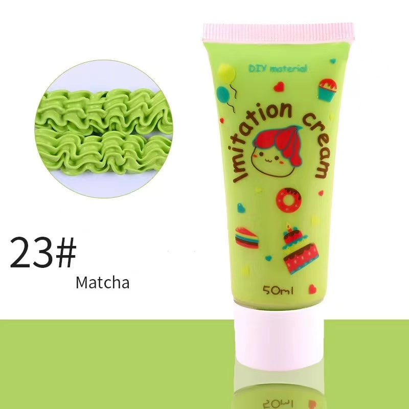 【cream glue】Super Hot Selling 50g Diy Simulation Cream Glue Phone Case Decoration