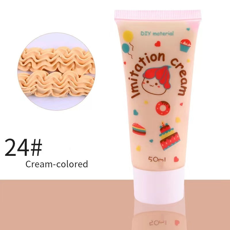 【cream glue】Super Hot Selling 50g Diy Simulation Cream Glue Phone Case Decoration