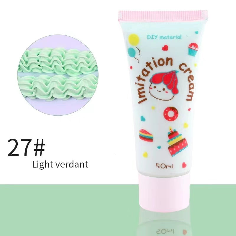 【cream glue】Super Hot Selling 50g Diy Simulation Cream Glue Phone Case Decoration