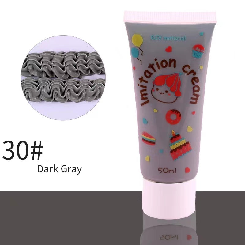 【cream glue】Super Hot Selling 50g Diy Simulation Cream Glue Phone Case Decoration