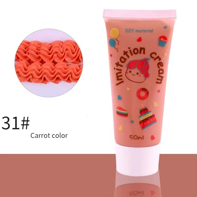 【cream glue】Super Hot Selling 50g Diy Simulation Cream Glue Phone Case Decoration