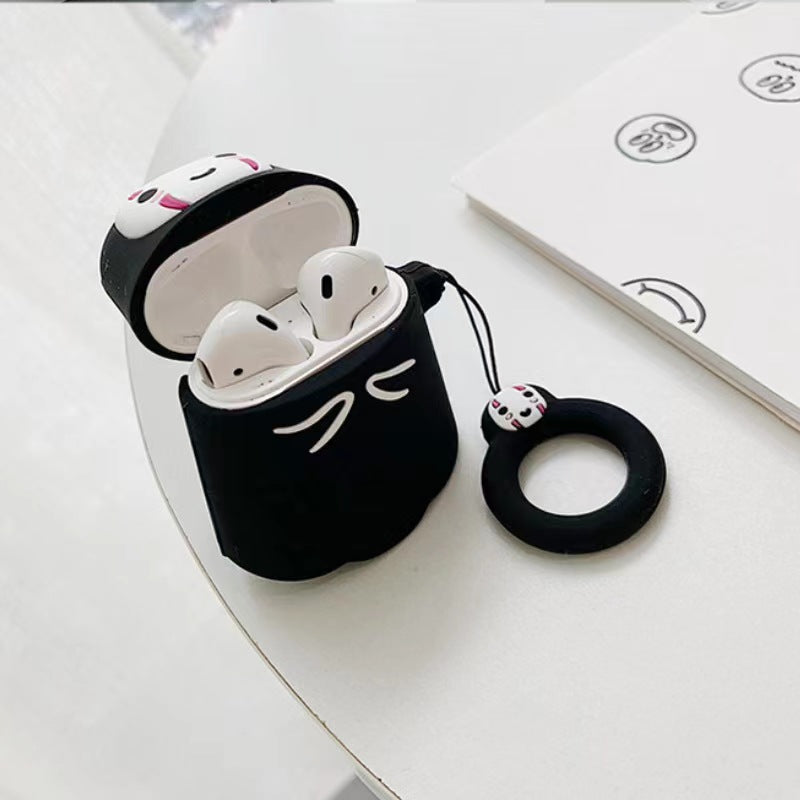 【Cartoon Airpods PRO Cover】Silicone Protective Earphone Case for Airpods PRO with carabiner or hanger