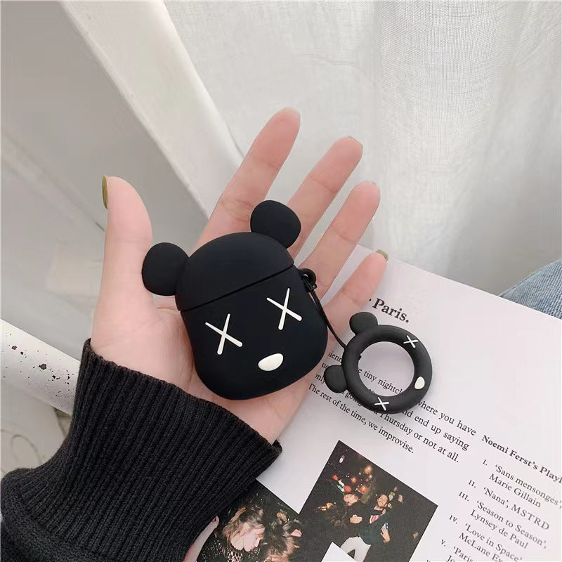 【Cartoon Airpods PRO Cover】Silicone Protective Earphone Case for Airpods PRO with carabiner or hanger