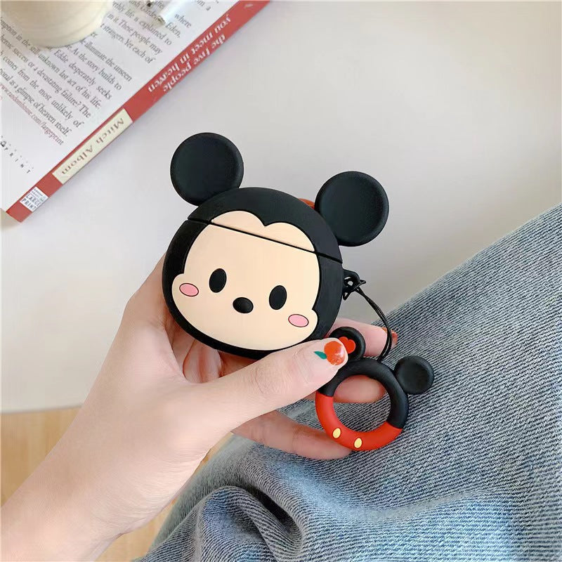 【Cartoon Airpods PRO Cover】Silicone Protective Earphone Case for Airpods PRO with carabiner or hanger