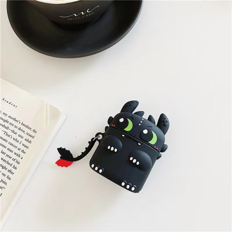 【Cartoon Airpods PRO Cover】Silicone Protective Earphone Case for Airpods PRO with carabiner or hanger