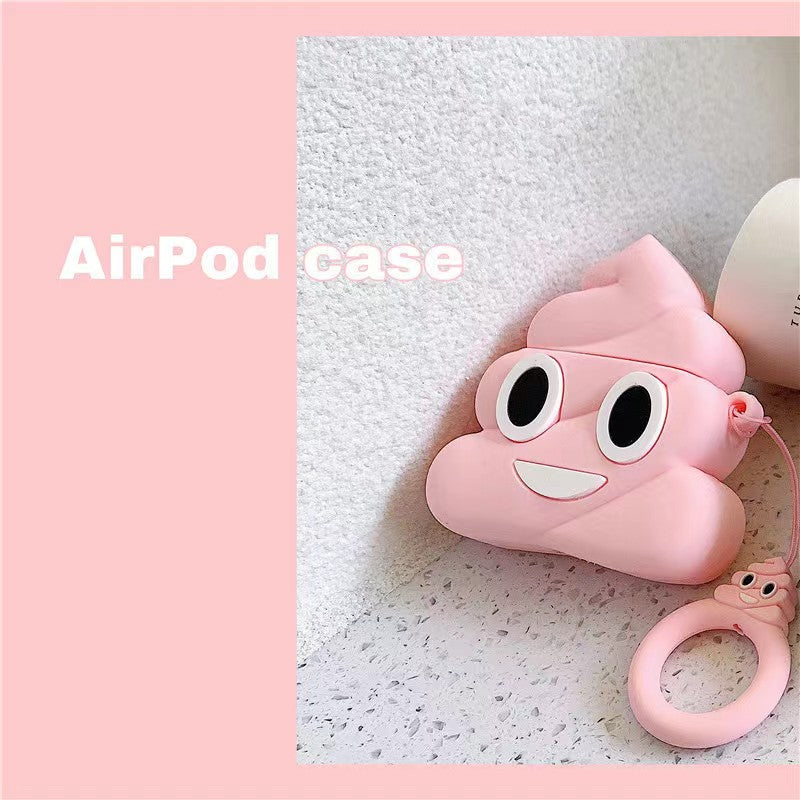 【Cartoon Airpods PRO Cover】Silicone Protective Earphone Case for Airpods PRO with carabiner or hanger