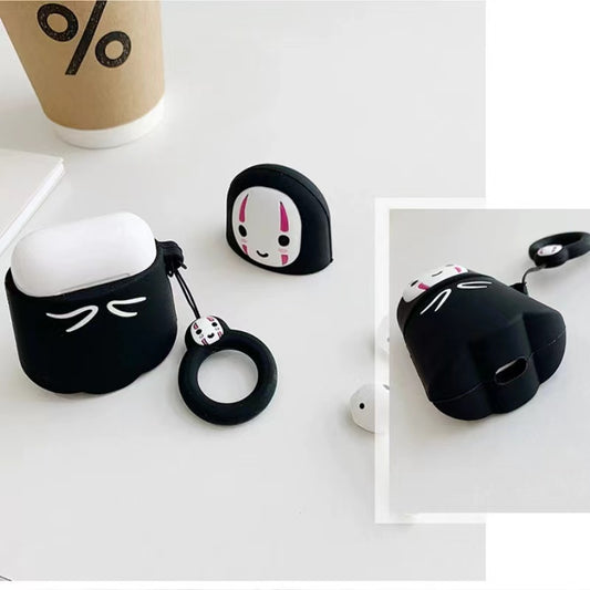 【Cartoon Airpods PRO Cover】Silicone Protective Earphone Case for Airpods PRO with carabiner or hanger