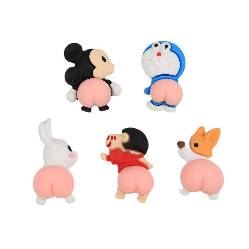 【butt cartoon charms】creative butt charms cute adorable cartoon butt charms diy craft