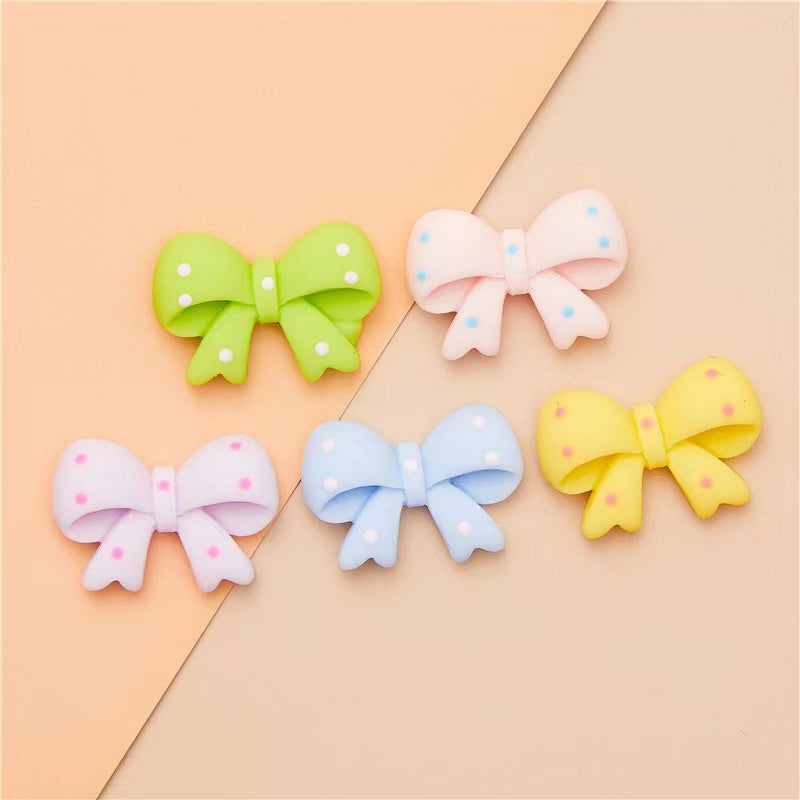 【spot bow charms】adorable spot bow charms diy craft