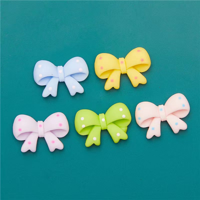 【spot bow charms】adorable spot bow charms diy craft