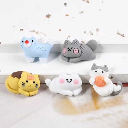 【cat charms】cute cat resin charms creative charms diy craft