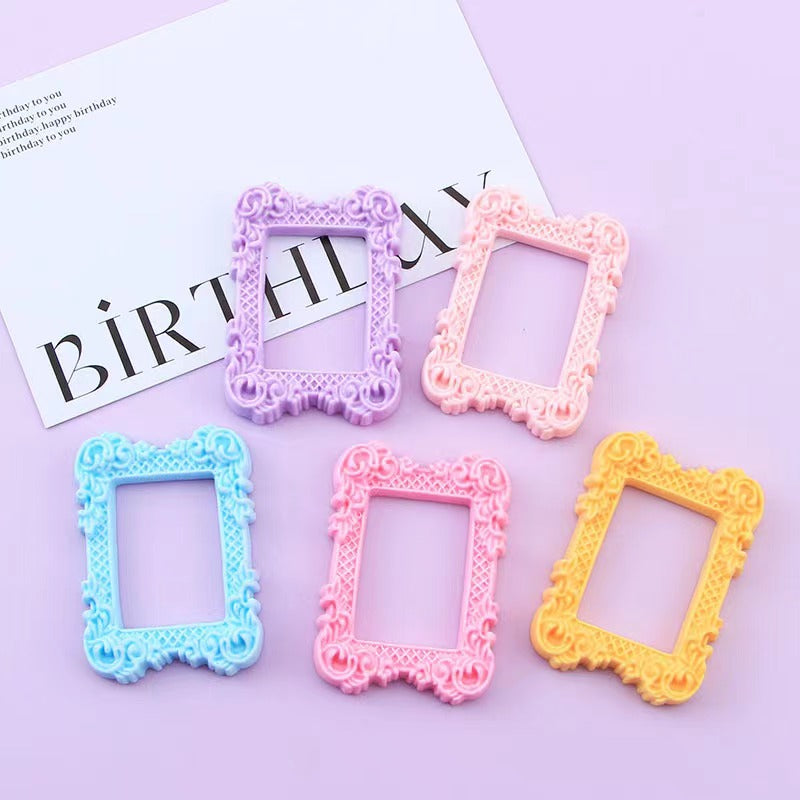 【colorful frame charms】colorful frarm charms old school frame charm diy craft