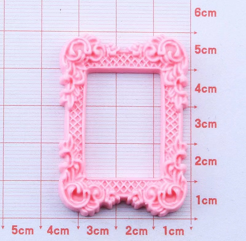 【colorful frame charms】colorful frarm charms old school frame charm diy craft