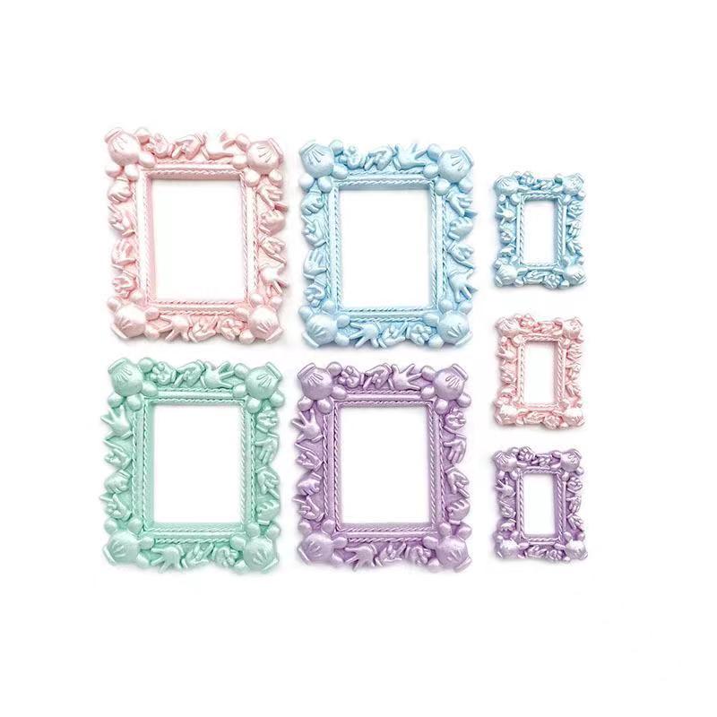 【frame charms】retro frame charm oldschool frame charms diy craft resin charms