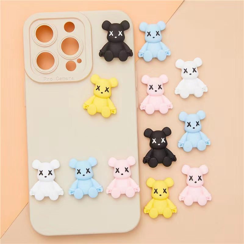 【gloomy bear charms】creative fashion resin charms gloomy bear diy craft phonecase accessories