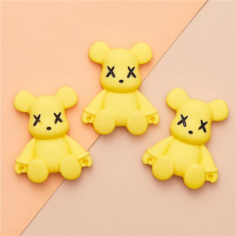 【gloomy bear charms】creative fashion resin charms gloomy bear diy craft phonecase accessories