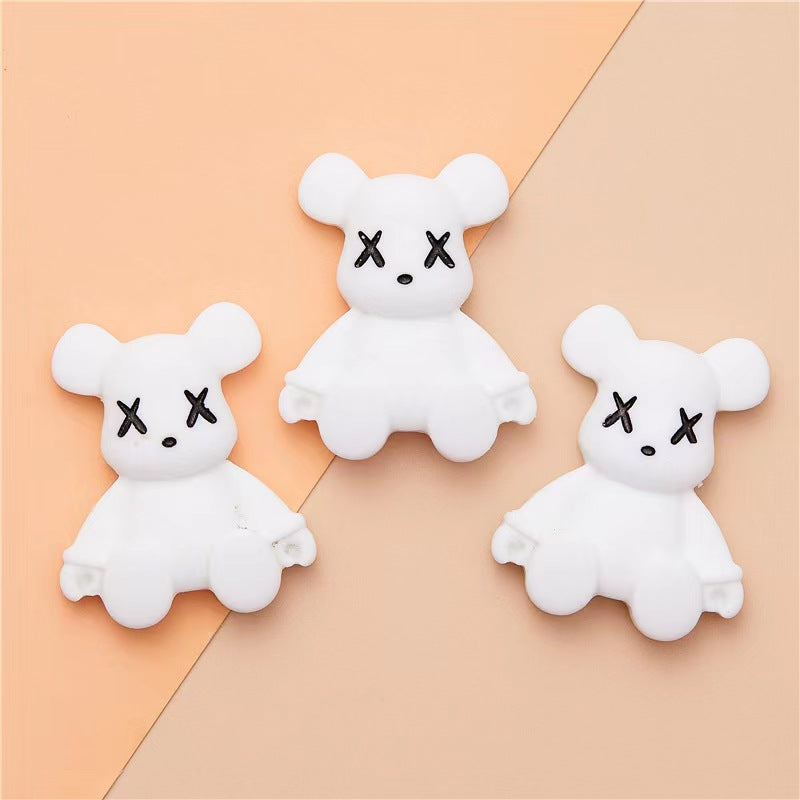 【gloomy bear charms】creative fashion resin charms gloomy bear diy craft phonecase accessories