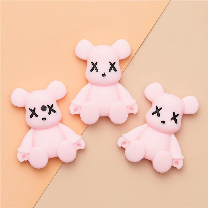 【gloomy bear charms】creative fashion resin charms gloomy bear diy craft phonecase accessories