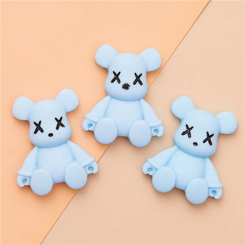 【gloomy bear charms】creative fashion resin charms gloomy bear diy craft phonecase accessories