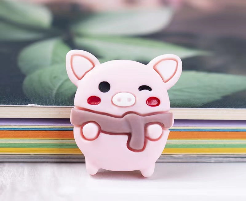 【creative charms】adorable princess unicorn panda girl piglet charms diy craft