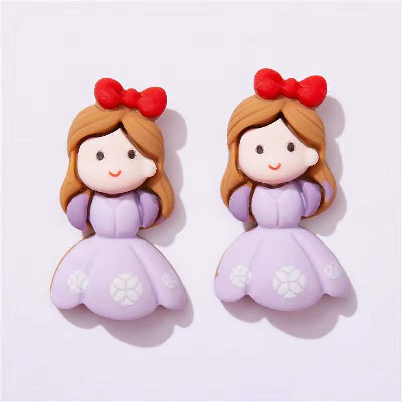 【Princess charms 】disney princess charms diy craft acessories