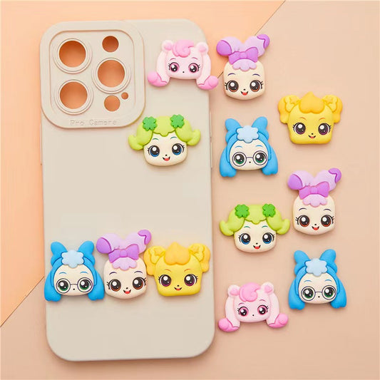 【pony girl charms】adorable pony girl charms resin charms diy craft