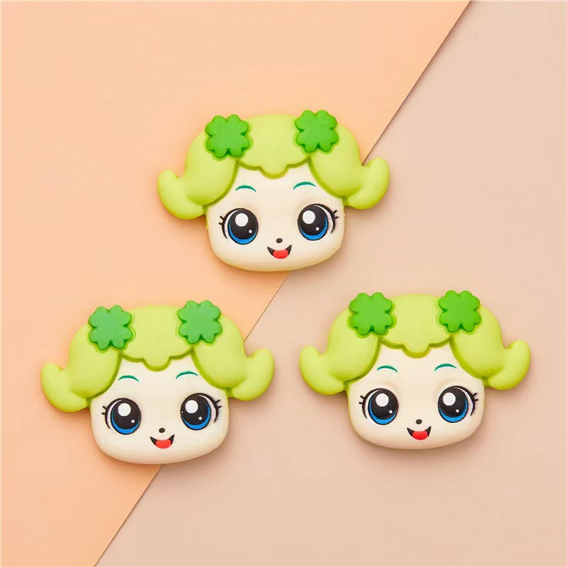 【pony girl charms】adorable pony girl charms resin charms diy craft