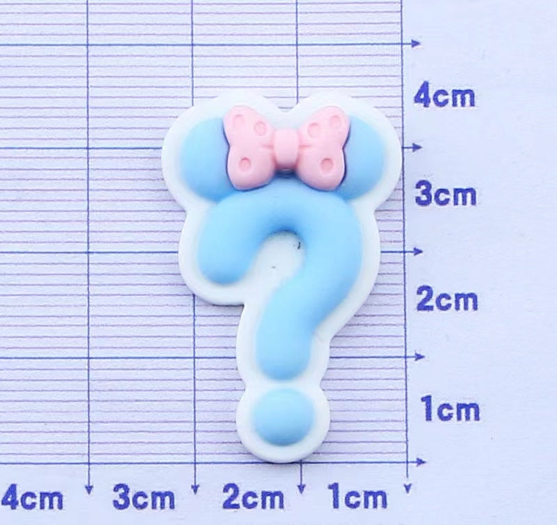 【Sign bow charms】creative sign with bow charms diy craft accessories