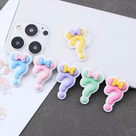 【Sign bow charms】creative sign with bow charms diy craft accessories