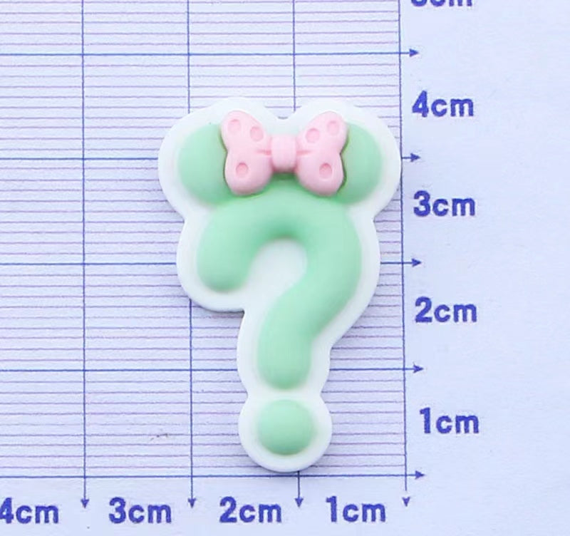 【Sign bow charms】creative sign with bow charms diy craft accessories